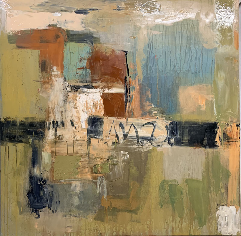 'The DREAM' A 48' by 48" painting sold by Zae $5000 ©ZAE Worldwide.